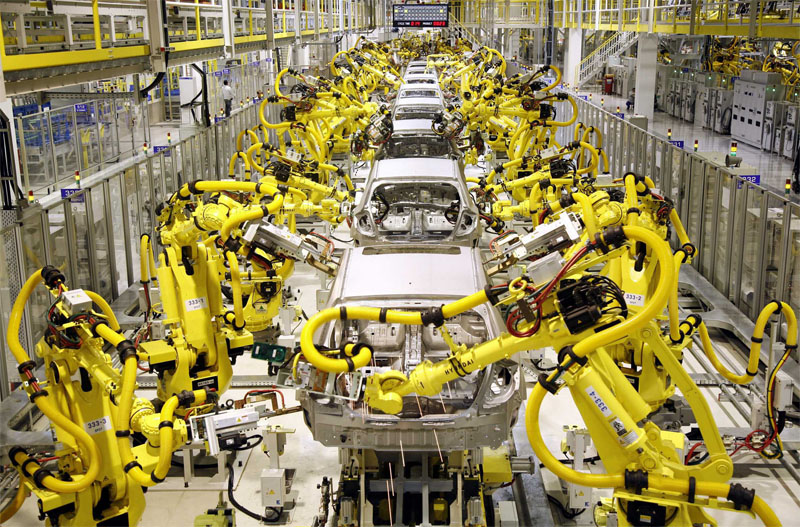 Chaîne de montage automobile automatisée Automated Automotive Assembly Line