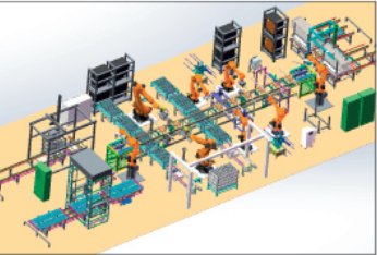 Ligne d'assemblage de biellettes de direction