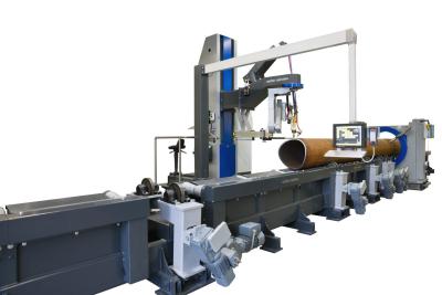 Máquina cortadora y soldadora de tubos CNC