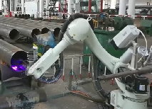 روبوت رش الكود الداخلي للأنابيب