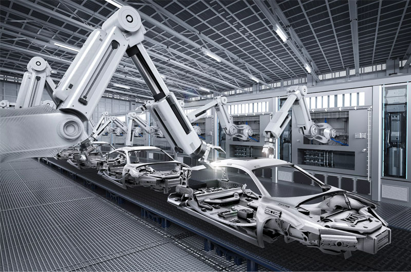 Роботы, используемые в автомобильной промышленности Robots Used In Automobile Industry