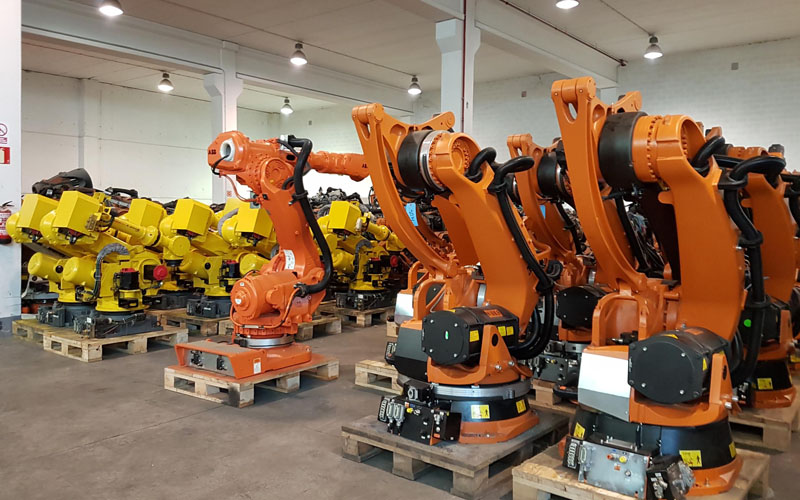روبوت صناعي متنقل محمول Portable mobile industrial robot