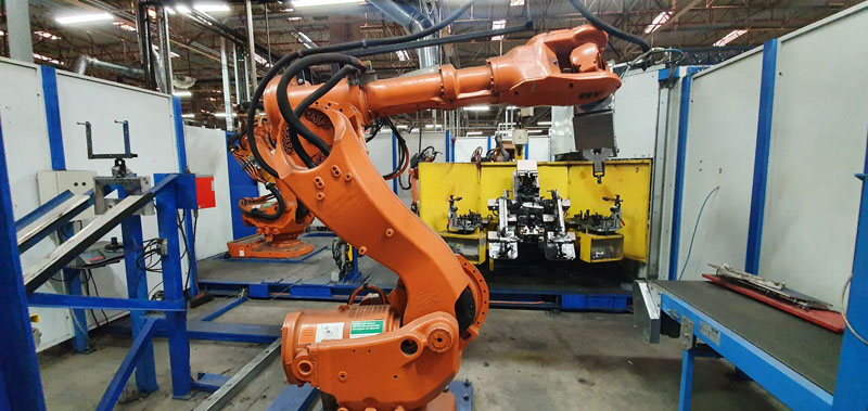 Robot Abb avec soudage à l'arc Abb Robot With Arc Welding