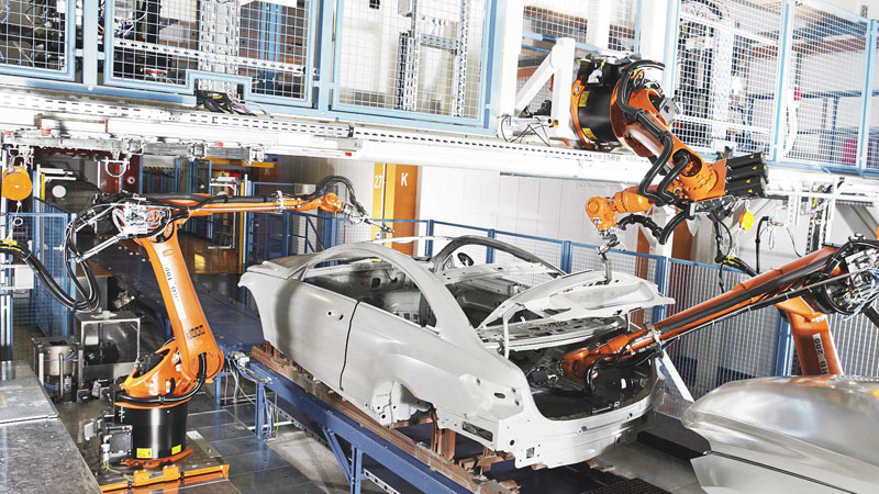 Chaîne de montage automobile automatisée Automated Automotive Assembly Line
