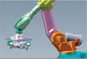 Робот с литейным нижним стояком
