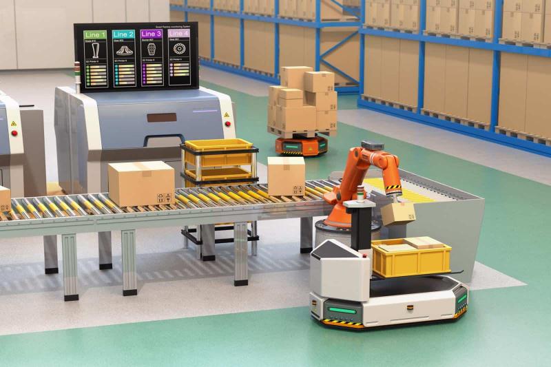 Industrie des robots autonomes 4.0 Autonomous Robots Industry 4.0